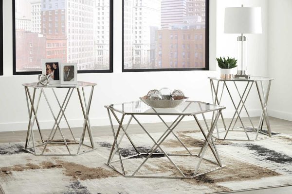 T015-13 Coffee table set 3 in 1