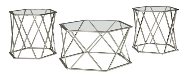 T015-13 Coffee table set 3 in 1