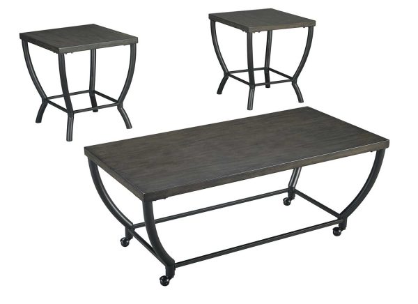 T048-13 Coffee Table set 3 in 1