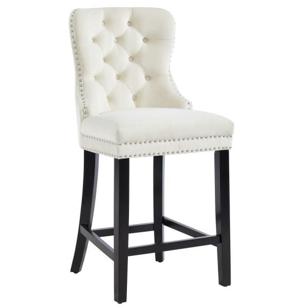 Rizzo 26'' Counter Stool, set of 2 in Ivory
