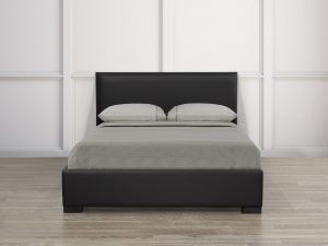 QUEEN PLATFORM BED, BLACK